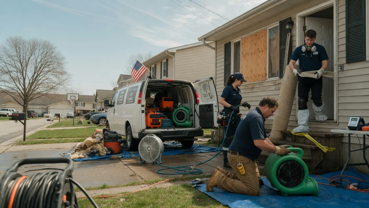 Water Damage Restoration in Moran, MI near me